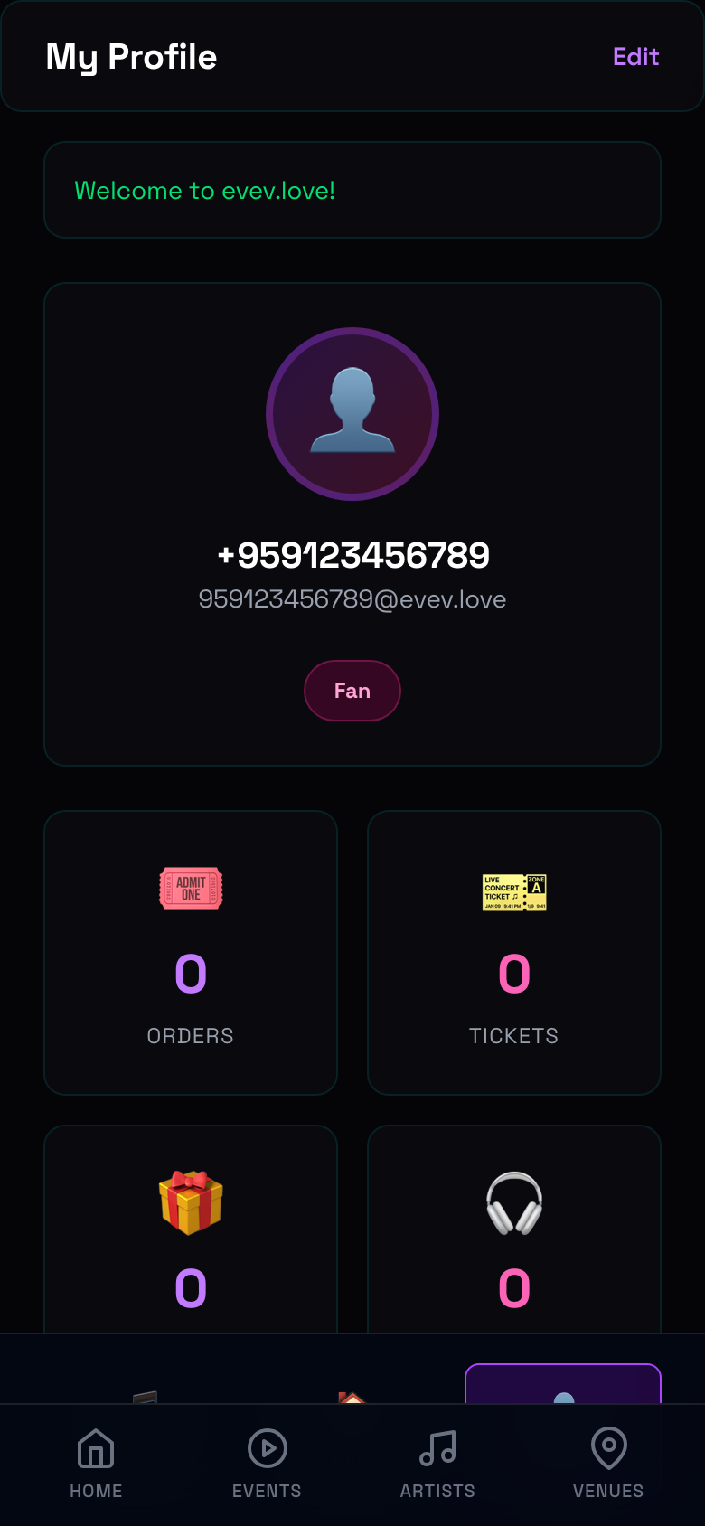 Profile Page